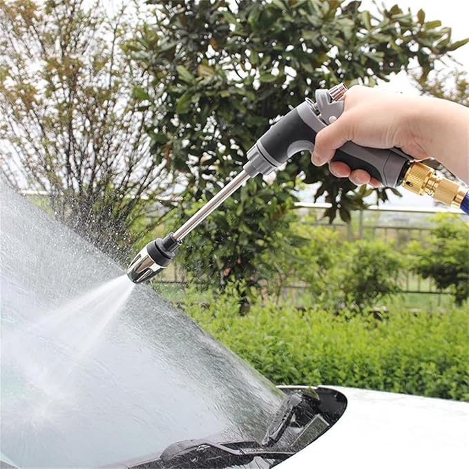 jethose pressure washer nozzle Original - New & Improved 2026 Model, 360° Rotating, Durable Stainless Steel Spray Nozzle (Blue-c,One size)