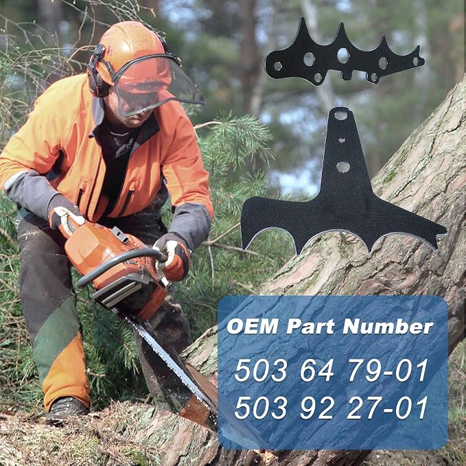 Chainsaw Spike Felling Dog Chain Catcher Kit for Husqvarna 362 365 371 372 371XP 372XP 570 575 576 & Jonsered 2063 2065 2165 2171 2172 Chainsaw Parts fits Replace 503647901 503922701
