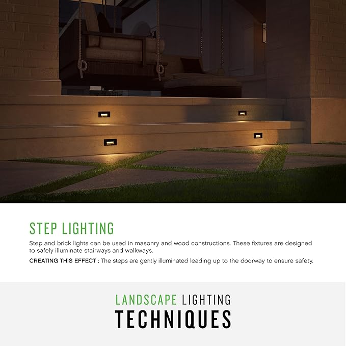 Hinkley Landscape Lighting Taper 1557SW Wide Horizontal 12v Deck Sconce, Low-Voltage, Mounts Flush to Surface, Integrated LED, Satin White