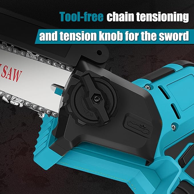 2-in-1 Cordless 6 Inch Pole Saw, Brushless Pole Chainsaws Compatible with Makita 18V Battery (No Battery), with 8.5 FT MAX Extension Pole for Tree Branches Pruning, Wood Cutting