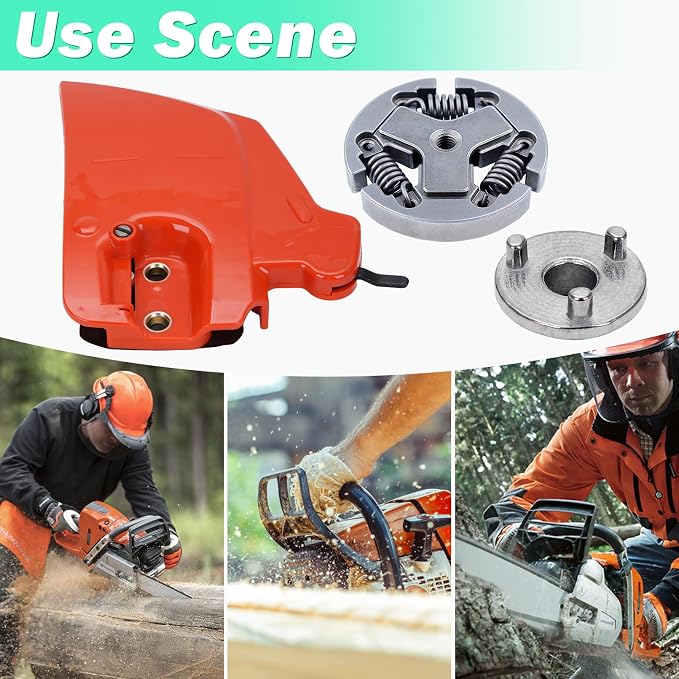 CS-370 Chainsaw Chain Brake & CS-400 Clutch Removal Tool for Echo CS-370 CS-400 CS-370ES CS-420 CS-420ES Chainsaw with CS-400 Clutch Assy Replace C032000281 C032000280 P021017220 89750516133