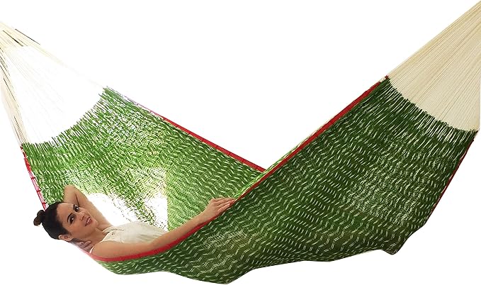 Traditional Mayan Hammock -Nopales Hammock (Small) - Thick Nylon Thread