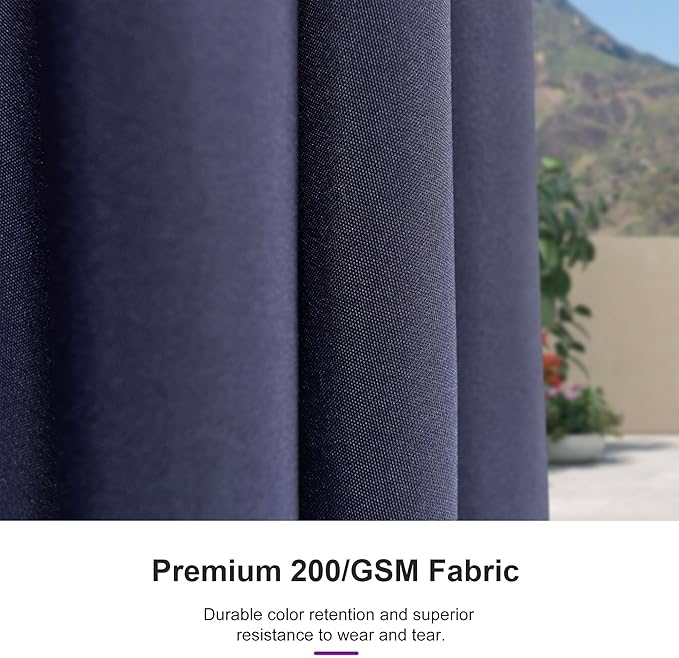 PURPLE LEAF 9' Round Patio Umbrella with Tilt Adjustment, Outdoor Table Umbrella Champagne Aluminum Frame, Market Umbrella Pool Umbrella for Deck Garden, Patio, or Poolside