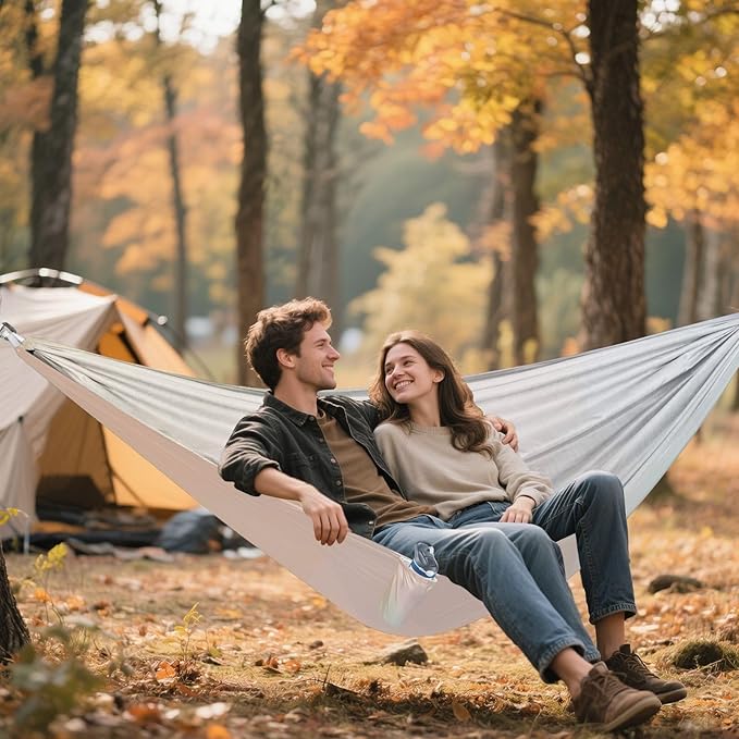 Color Gradient 330lb Capacity Camping Hammocks Indoor Hammock for Patio Backyard Lounge Base Silla colgante para Patio Exterior