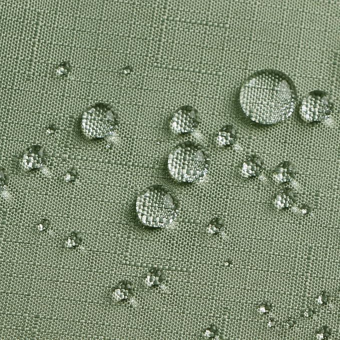 Outdoor Tablecloth Wrinkle-Free Stain Resistant Waterproof Polyester Fabric Table Cover with Zipper Umbrella Hole for Picnic/Party/Dinner/Patio Garden(60×84inch,Zippered,Sage Green)