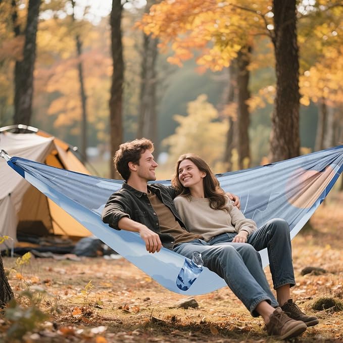 Chinese Pattern Mountain Blue 330lb Capacity Hammocks Cloth Hammock for Camping Travel Accessories hamaca inflable para Piscina