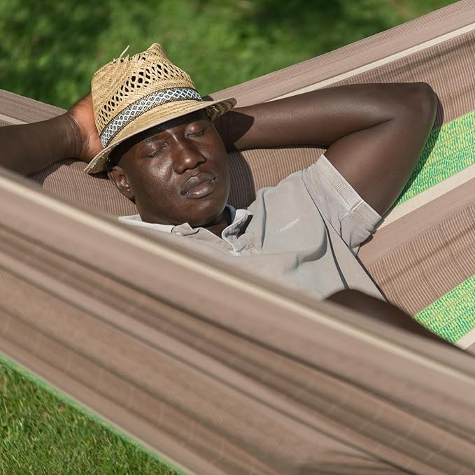 LA SIESTA Flora Chocolate - Organic Cotton Family Classic Hammock Size King