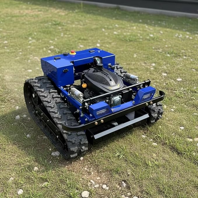 Professional Industrial Grade 196cc Gasoline Self Propelled High Power Remote Control Lawn Mower for Garden Maintenance