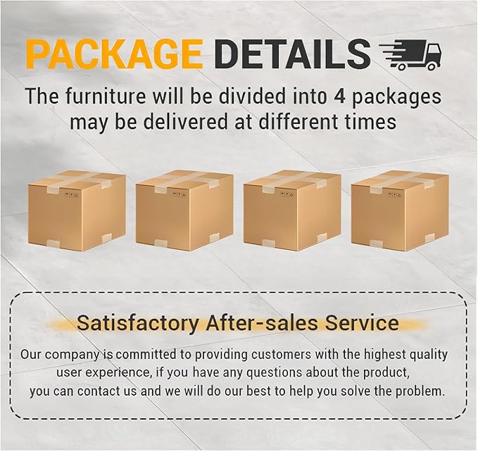 9 Pieces Outdoor Patio Furniture Sets, Wicker All Weather Sectional Sofa with Metal Top Coffee Table, Rattan Conversation Set, Couch Furniture for Backyard, Garden, Porch, Poolside, Beige Cushions