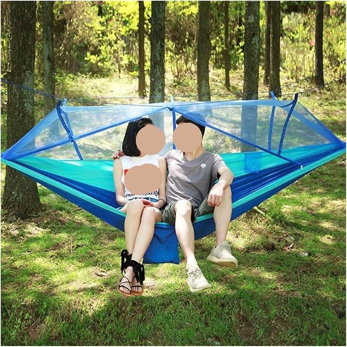Hammocks, 2Pcs Outdoor Mosquito Net Hammock Camping Mosquito Net Tent Suitable Outdoors,for Outside(Pink)