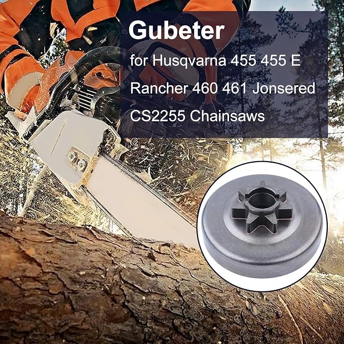 3/8" 7T Clutch Drum Bearing Kit Fit for Husqvarna 455 455 E Rancher 460 461 Jonsered CS2255 Chainsaws replace for 5372917-01 537 29 17-04