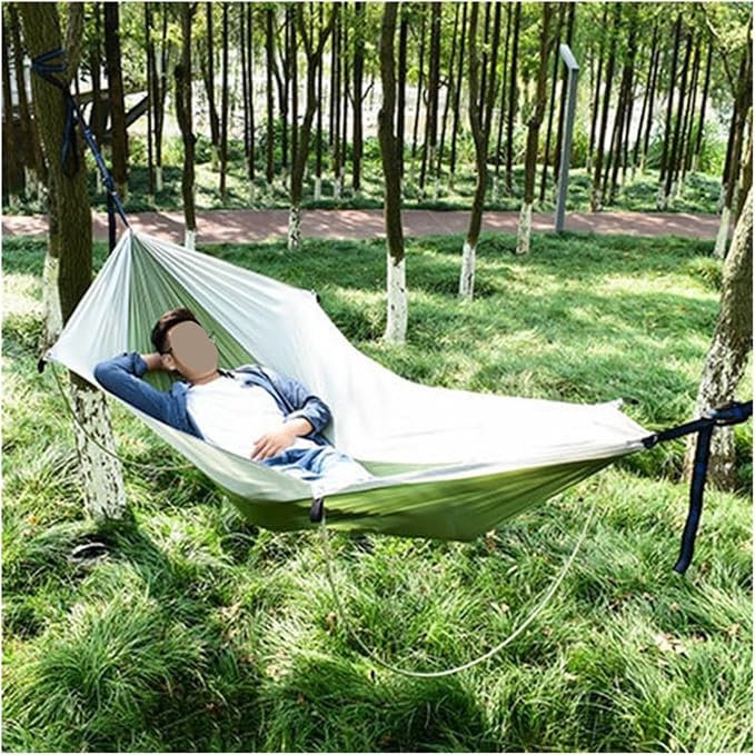 Hammocks, Outdoor Hammock Outdoor Parachute Parachute Lightweight Camping,for Outside(Green)
