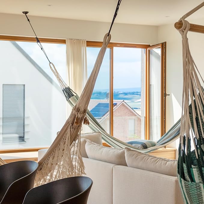 LA Siesta CasaMount Black - Multipurpose Suspension Set for Hammocks