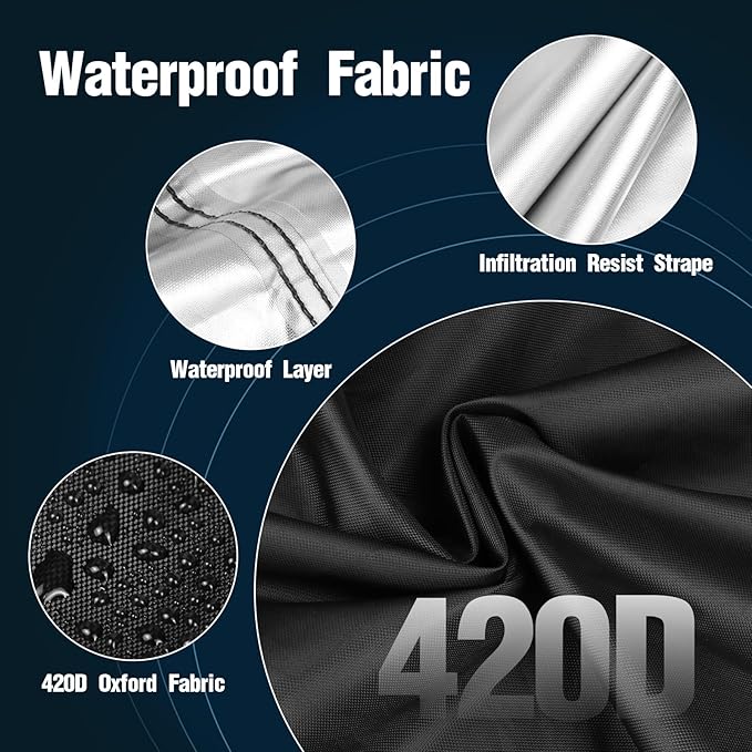 Adirondack Chair Cover,Waterproof Cover for Tall Adirondack Chair Set of 2,Patio Chairs Cover for Tall Adirondack Chairs with Table,81"Wx30''Dx49''H,Black