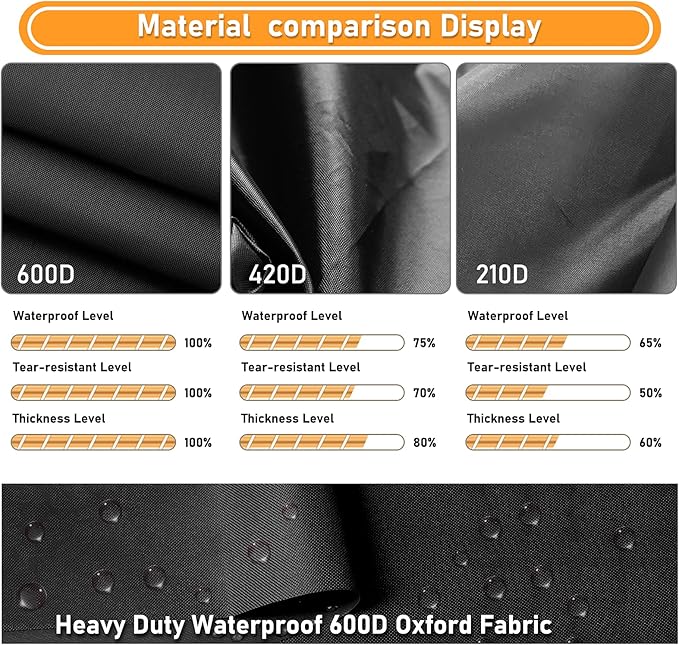 Outdoor Sofa Cover Waterproof, 2-Seater Durable Patio Furniture Covers for Outdoor Sofa Loveseat Bench 60’’ W x 34’’ D x 30’’ H