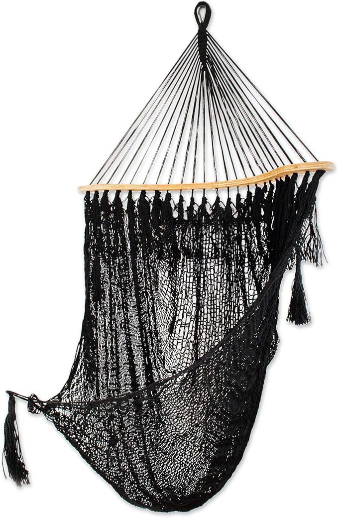 NOVICA 312809 Hammock, Black