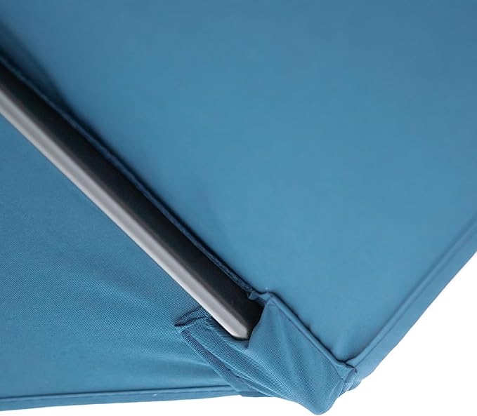 Furniture of America Pantera 9 ft Outdoor, Market Patio Umbrella