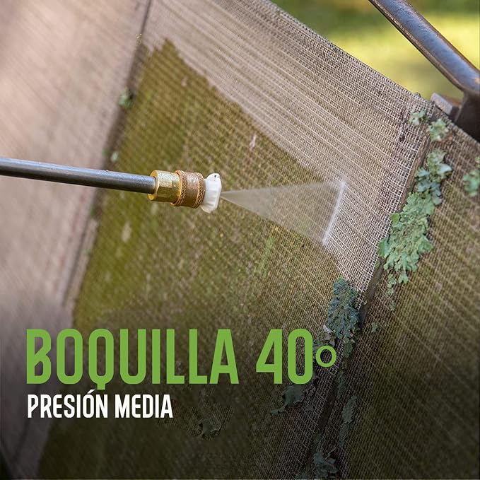 Greenworks 2000 PSI 1.2 GPM Pressure Washer GPW2003 & Oxy Solve House and Siding Pressure Washer Cleaner & Mildew on Vinyl, Aluminum, Wood, Brick, Stucco - Concentrate 1 Gal.