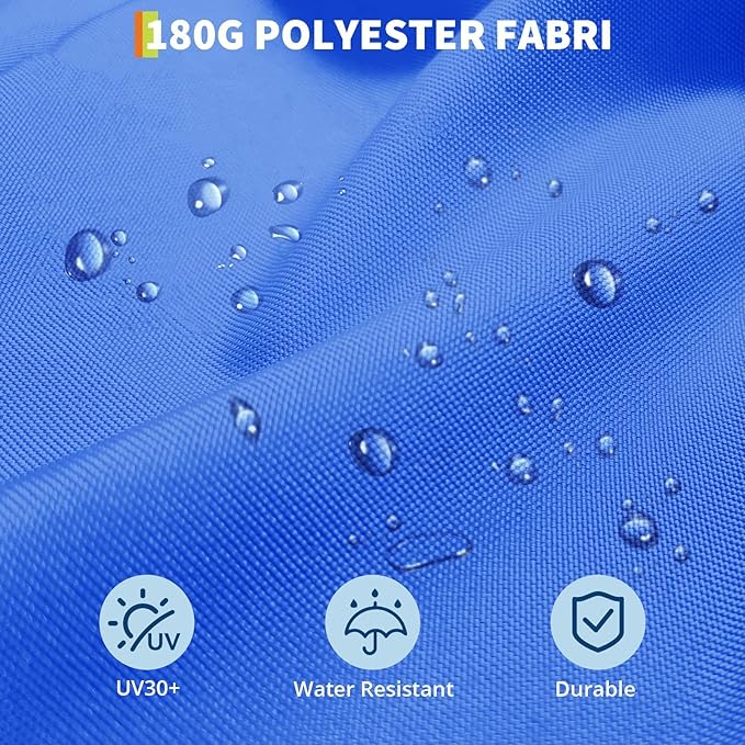 15FT Outdoor Patio Umbrella,Double-Sided Rectangle Market Umbrella with 36 LED Solar Lights & Base,UV50+ Weather-Resistant Oversized Outdoor Umbrella,Crank Lift,3-Way Shade for Pool,Garden,Backyard