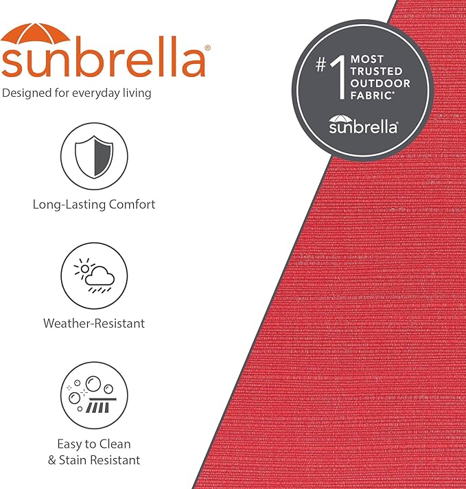 Vivere Double Brazilian Fade and Weather-Resistant Hammock (Crimson)