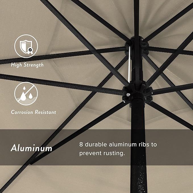California Umbrella 9' Rd Aluminum Patio Umbrella