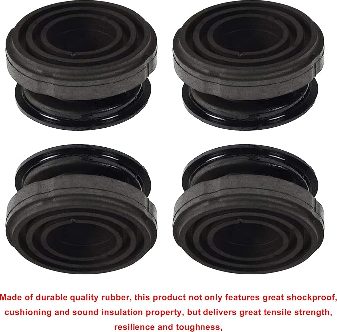 68325-Z07-003 Lower Rubber Foot Pads - by Huthbrother, Compatible With HD EB2000i & EU2000i, Fits Generator Lower Foot Rubber for EU2200 and EB2200 - Replace 68325-Z39-C90, 68325-Z44-A30 (4)