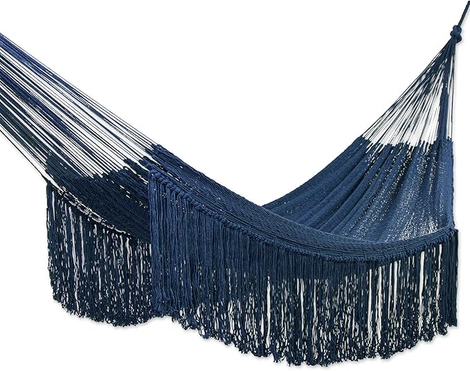 Novica Handmade Yucatan Dreams Cotton Rope Hammock (Double)