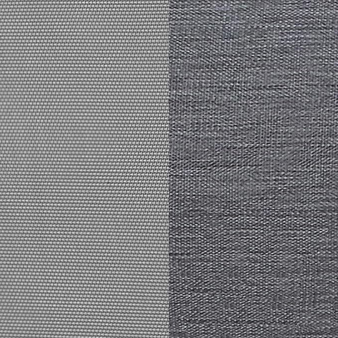 Elle Decor Tropez Mesh Outdoor Patio Furniture Collection with Metal Frame Sectional, Gray