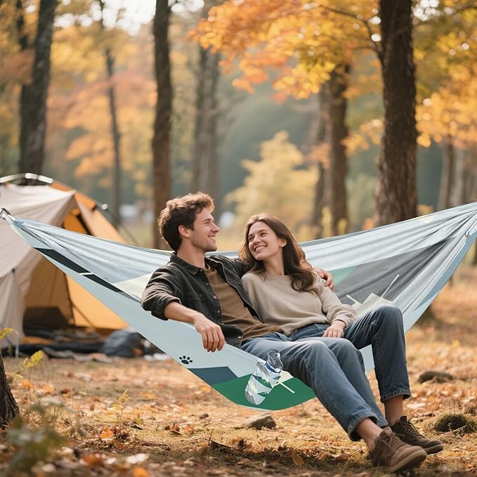 Mountain and Pet Outdoor Hammock with Tree Straps Cloth for Outside Beach Patio Garden