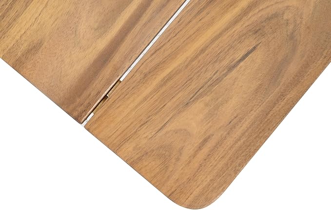 Christopher Knight Home Havets 2 Pieces Conversation Set, Acacia Wood Loveseat and Coffee Table Set, Woven Rope Armchair, Slats Panel End Table, 6" Thick Cushion Couch for Backyard Garden, Gray+Beige