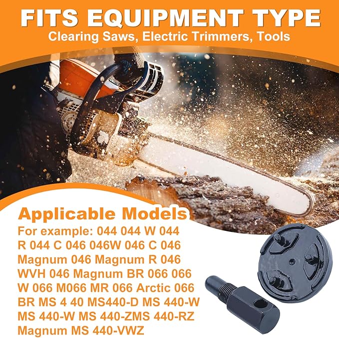 14MM Piston Stop Chainsaw Clutch Flywheel Removal Tool Clutch Expander Tools for Husqvarna Stihl Echo 2 Cycle 14mm