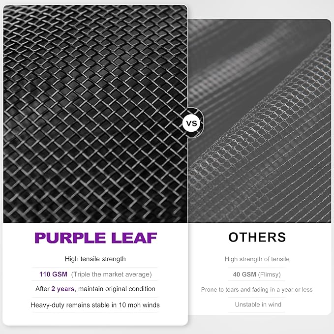 PURPLE LEAF 10’ X 10’ Outdoor Hardtop Gazebo Metal Frame Galvanized Steel Double Roof with Curtains and Nettings for Patio Desk Backyard Bronze
