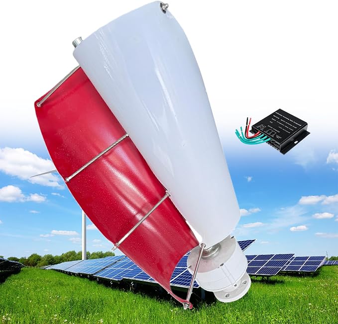 12000W Vertical Wind Power Turbine Generator Kit,12V/24V/48V Portable Maglev Wind Turbine Generator with Charge Controller for Boats Cabins Mobile Homes,C-24V