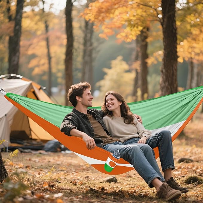 National Flag of Niger Hammocks with Portabl Carry Bag Backyard Hammock for Indoor Outdoor Patio