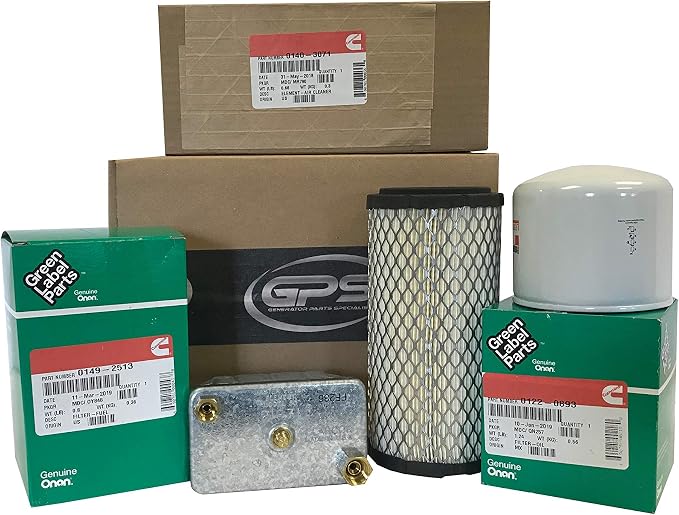 GPS GENERATOR PARTS SPECIALIST Tune Up Kits (Oem Parts) for Cummins Onan Generators HDKCA, HDKCC, HDKCD, and HDKCG
