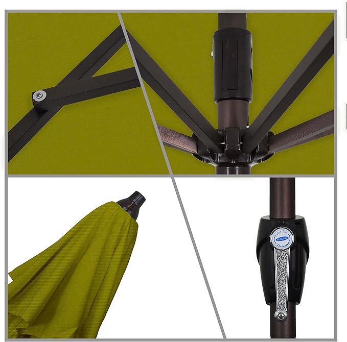 California Umbrella 9' Round Aluminum Patio Umbrella