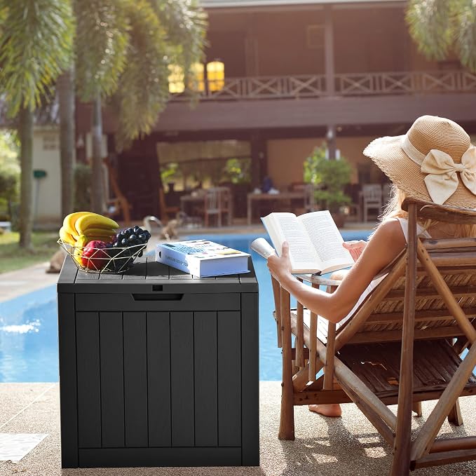 YITAHOME 180 Gallon Deck Box Bundle with 30 Gallon Storage Box for Patio Furniture, Garden Tools, Toys, Pool Accessories