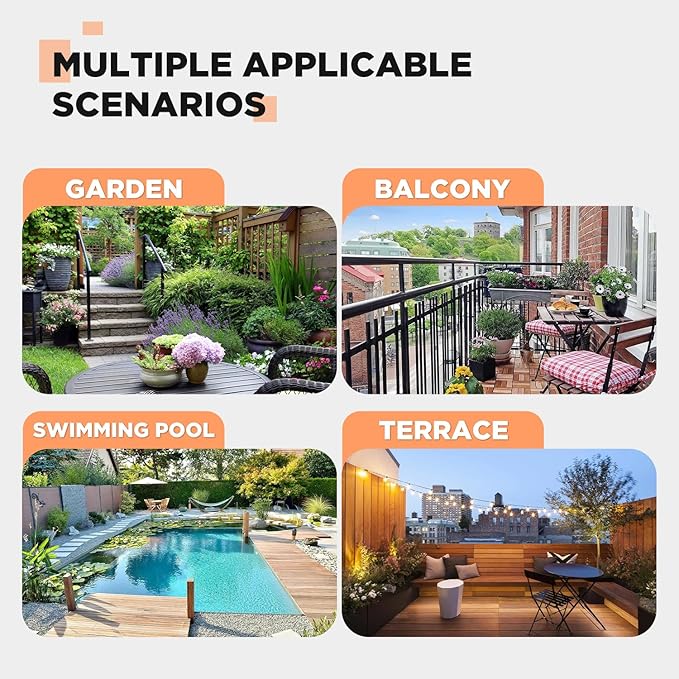 3 Pieces Folding Patio Furniture Set Bistro Set Portable Conversation Set All Weather Resistant Outdoor Furniture with 2 Folding Chairs Table for Patio Outdoor Backyard, Nature