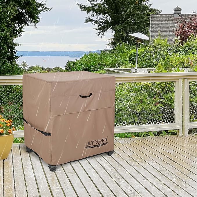 ULTCOVER Waterproof Prep Table Cover for 30 Inch Keter Unity Small Portable Table, Outdoor Storage Cabinet Prep Station Cover 30L x 23W x 34H inch
