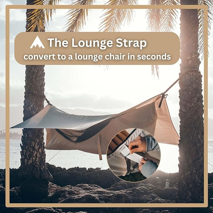 Haven Tents Lay Flat Hammock Tent - Waterproof Camping Hammock with Mosquito Net, Insulated Pad and Rainfly - Haven Tent, Haven XL, Haven Safari