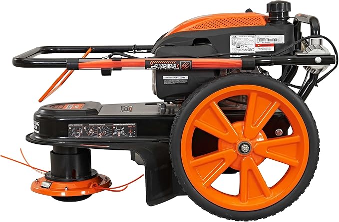 YARDMAX YL2250 22 in. 170cc Gas Walk Behind String Trimmer Mower, Orange