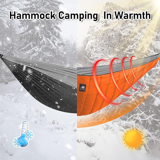 Hammock Bug Net + Underquilt, Mosquito Net & Full Length Under Quilt for Single Hammocks