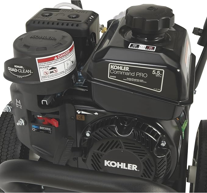 NorthStar Gas Cold Water Pressure Washer - 3100 PSI, 2.5 GPM, Kohler Engine