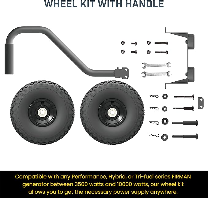 Firman 11" Pneumatic Wheel Kit and Handle