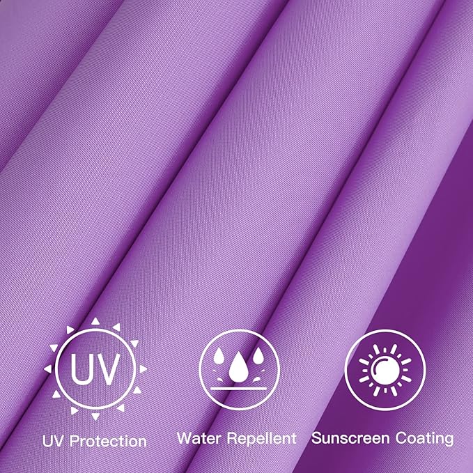 Sunnyglade 7.5ft Patio Umbrella Replacement Canopy Market Umbrella Top Outdoor Umbrella Canopy with 6 Ribs
