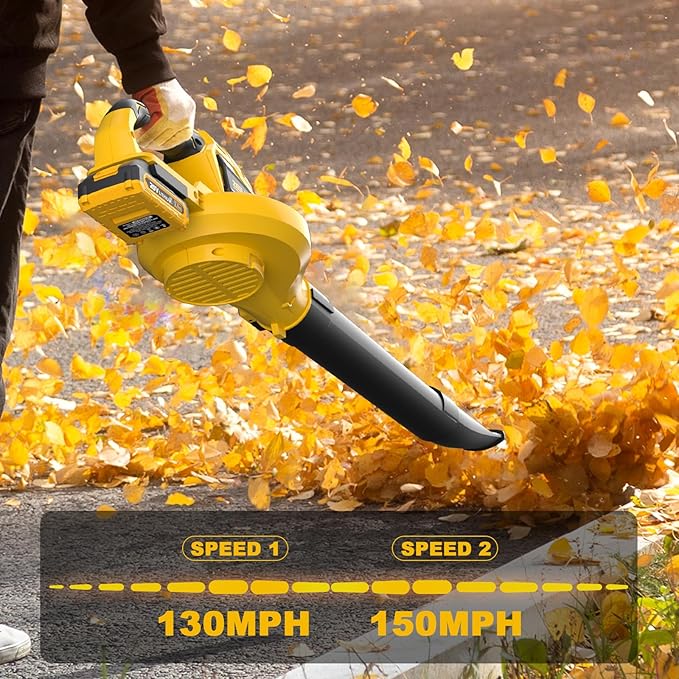ZEGJAW 2-in-1 Leaf Blower + 12-Inch 20v Cordless String Trimmer Combo Kit, 8 Pcs Replacement Spools, 2x2.0Ah Batteries & Charger Included, for Lawn, Garden,Yard, etc
