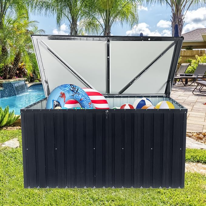 GOWE Metal Storage Box Store Large Out Door Use