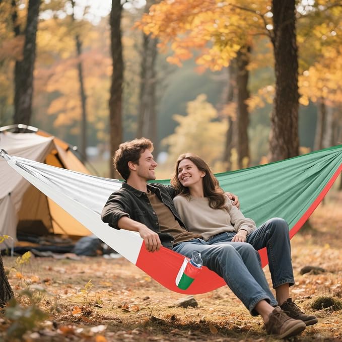 National Flag of Madagascar Hammocks with Portabl Carry Bag Backyard Hammock for Indoor Outdoor Patio