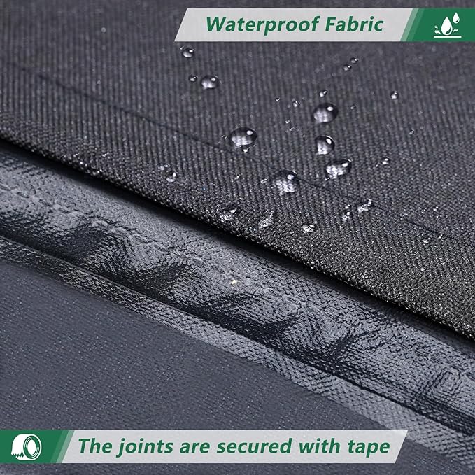 Patio sofa Covers, Heavy Duty and Waterproof Outdoor Garden Patio Furniture L-shaped Covers Fits Up to 106-83W x 33.5D x 35H inches