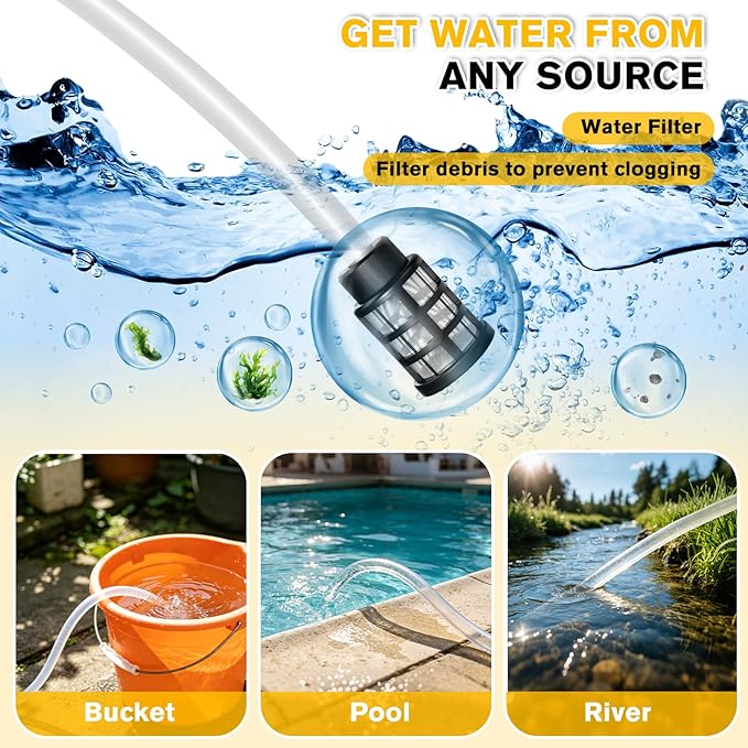 Cordless Pressure Washer, 1450 PSI Handheld Pressure Washer with 6-in-1 Nozzle, Battery Powered Pressure Washer, Portable Power Washer Cleaning Tool for for Car Wash, Garden, Patio, Home
